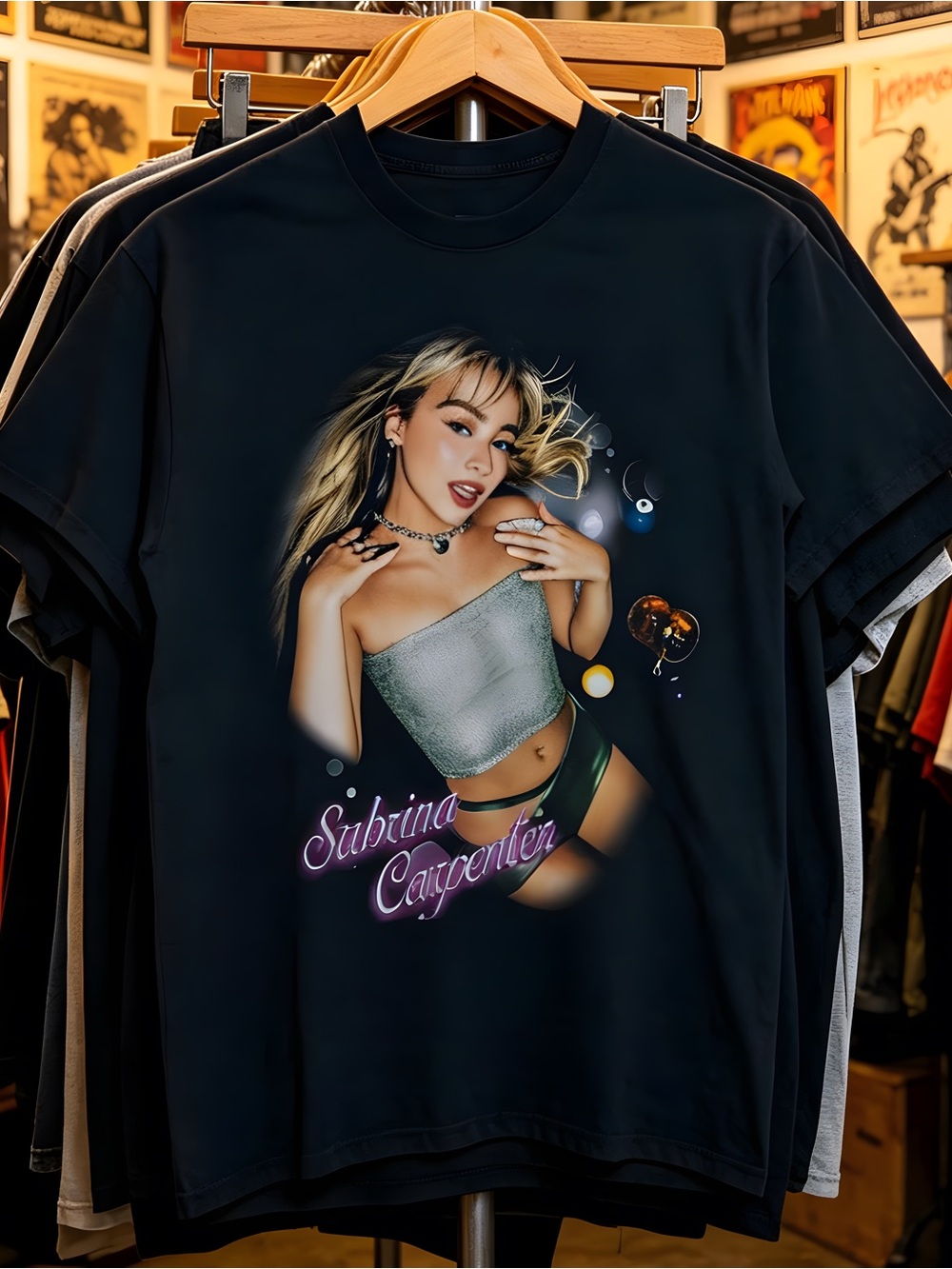 Sabrina Carpenter Men’s Black T-shirt